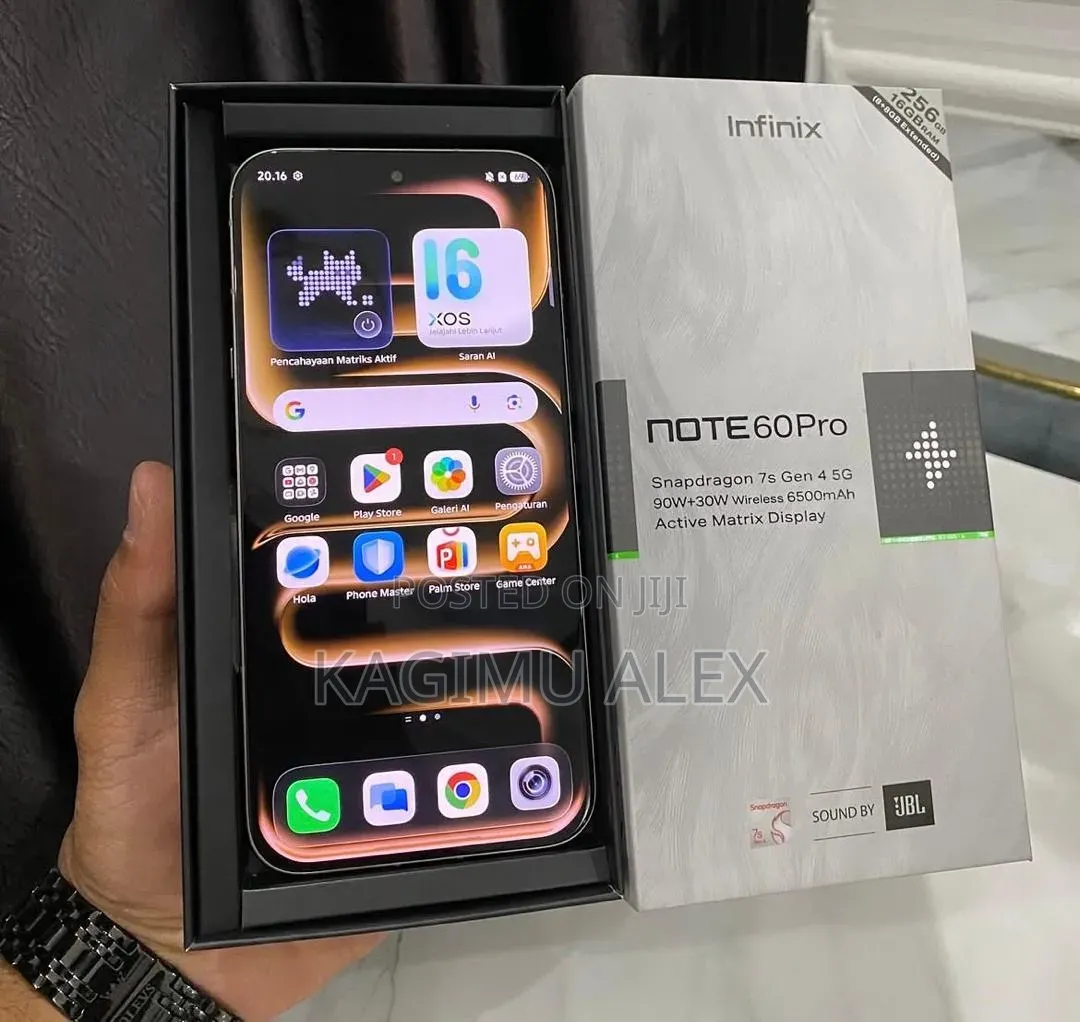 New Infinix Note 60 Pro 256 GB Gray