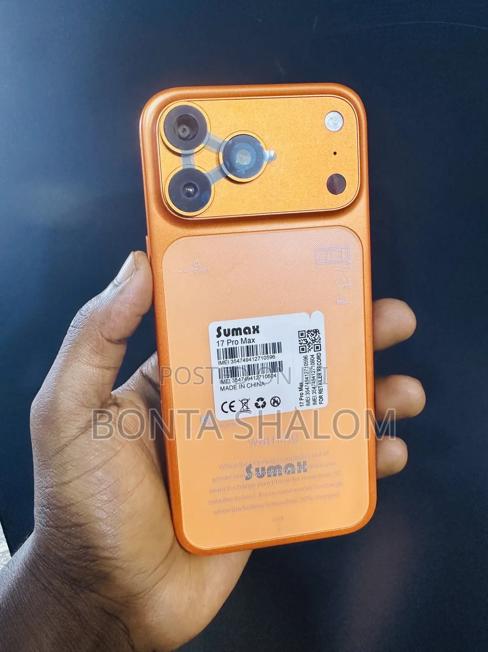 New Apple iPhone 17 Pro Max 1 TB Orange