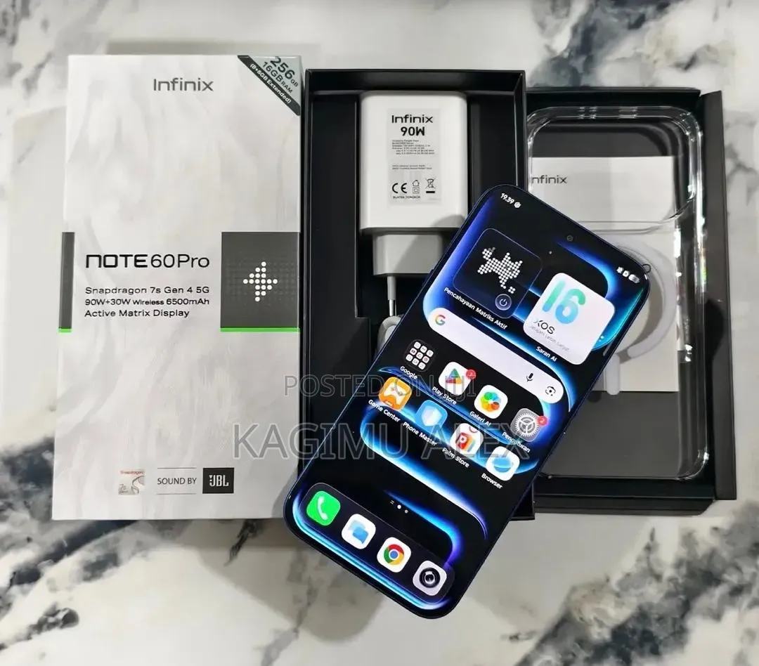 New Infinix Note 60 Pro 256 GB Blue