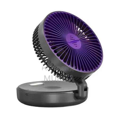 3-in-1 Portable Rechargeable Fan – 5000mAh