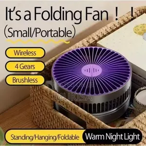 3-in-1 Portable Rechargeable Fan – 5000mAh