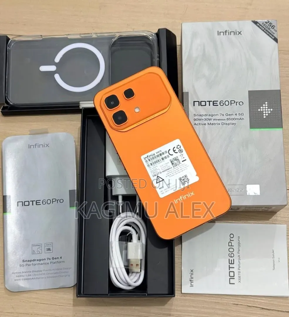 New Infinix Note 60 Pro 256 GB Orange