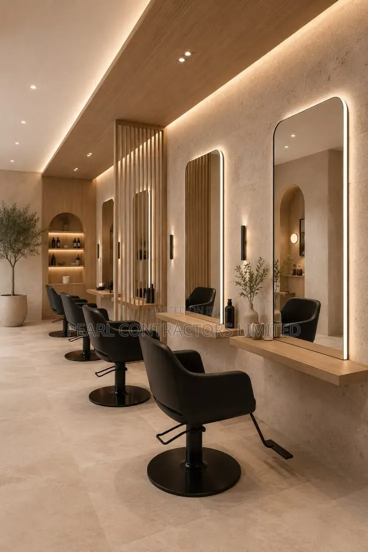 Salon Setup, Interior Partition and General Setup and Finishing