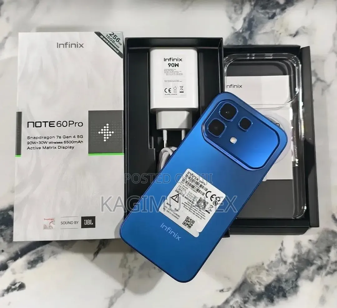 New Infinix Note 60 Pro 256 GB Blue