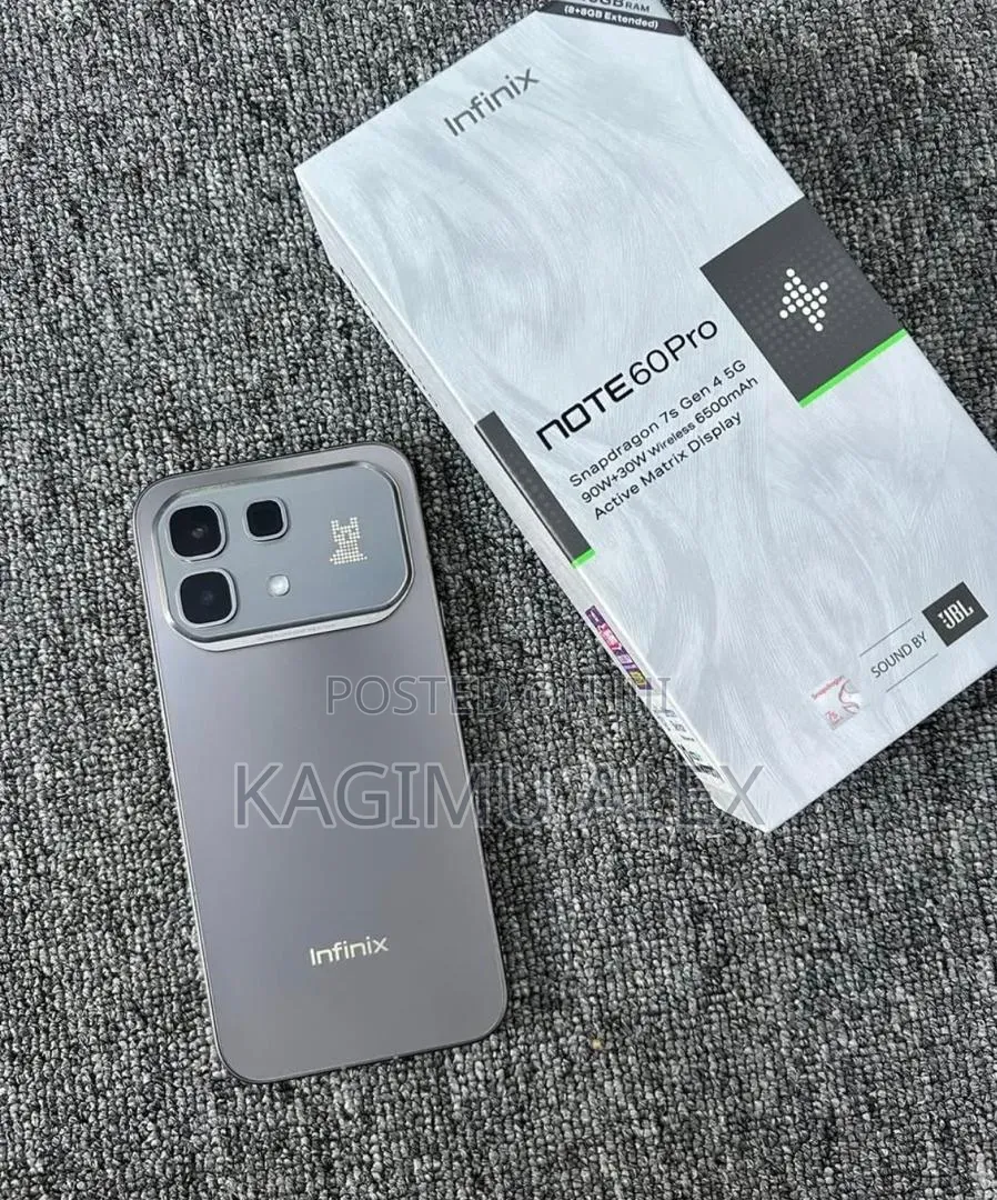 New Infinix Note 60 Pro 256 GB Gray
