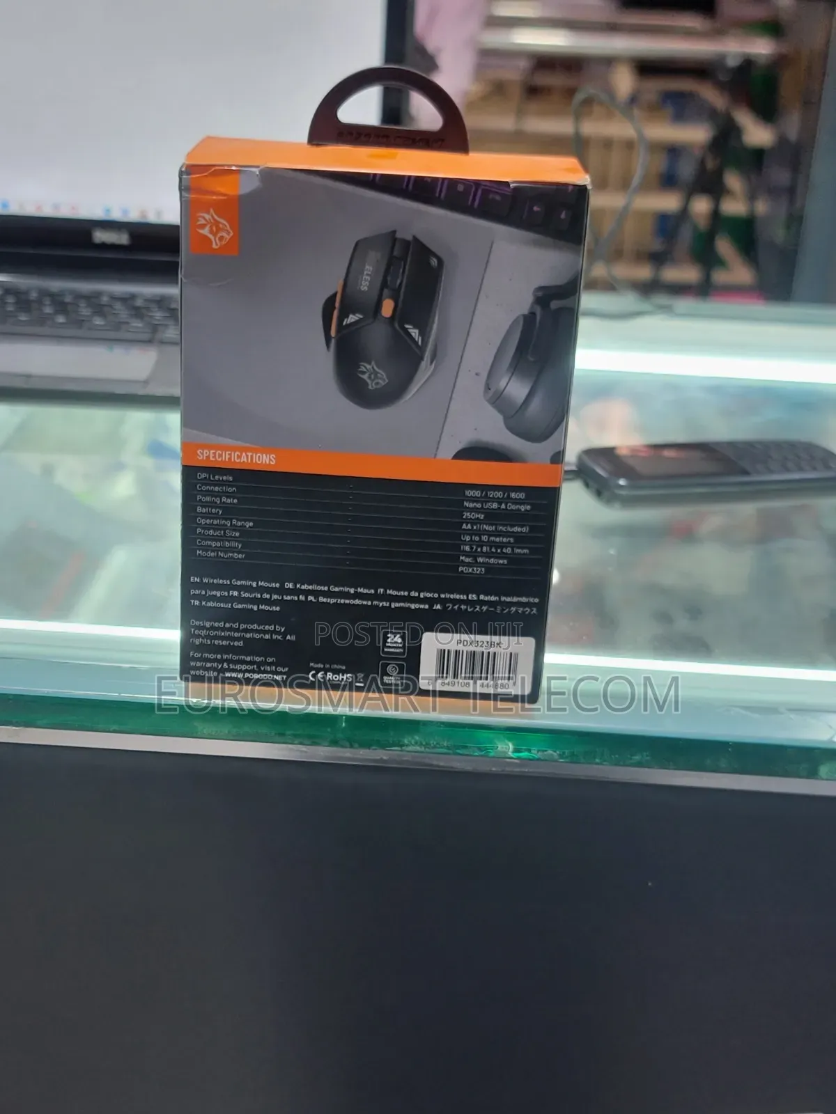 PDX323 Wireless Mouse Gaming Design