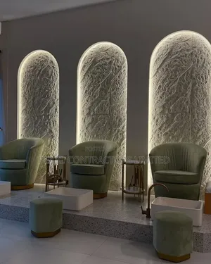 Salon Interior Setup, Partition and Cabinetry Works and Installation
