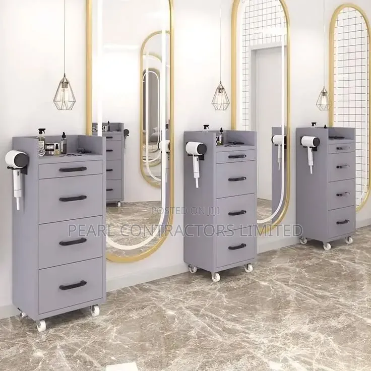 Salon Cabinetry and Shelving Services and General Interior Setup
