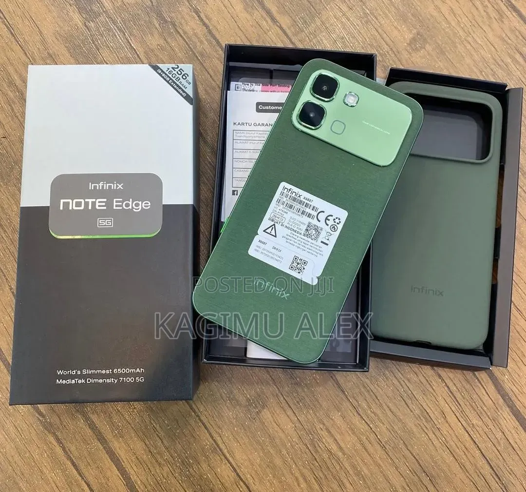 New Infinix Note Edge 256 GB Green