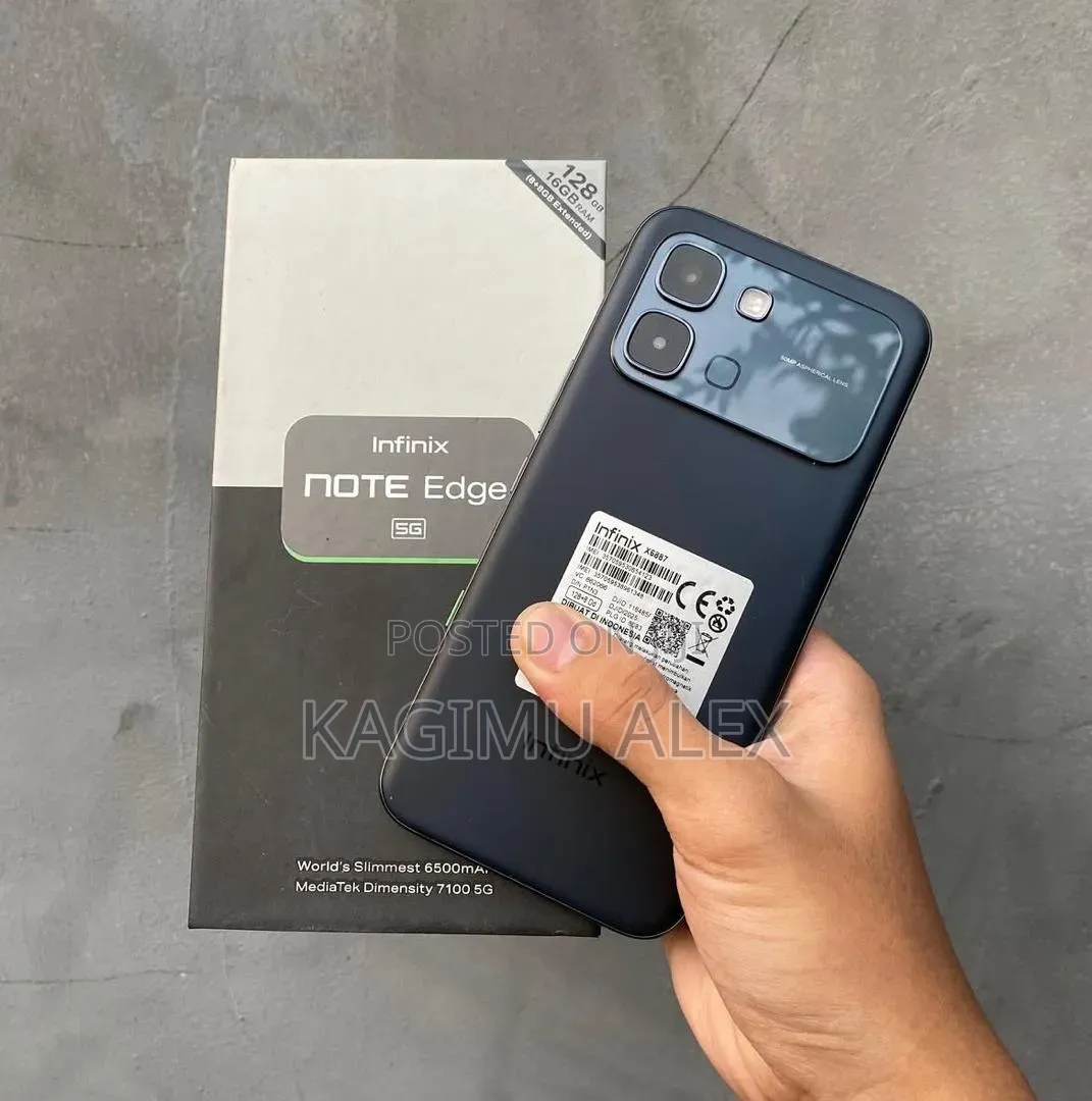 New Infinix Note Edge 256 GB Black