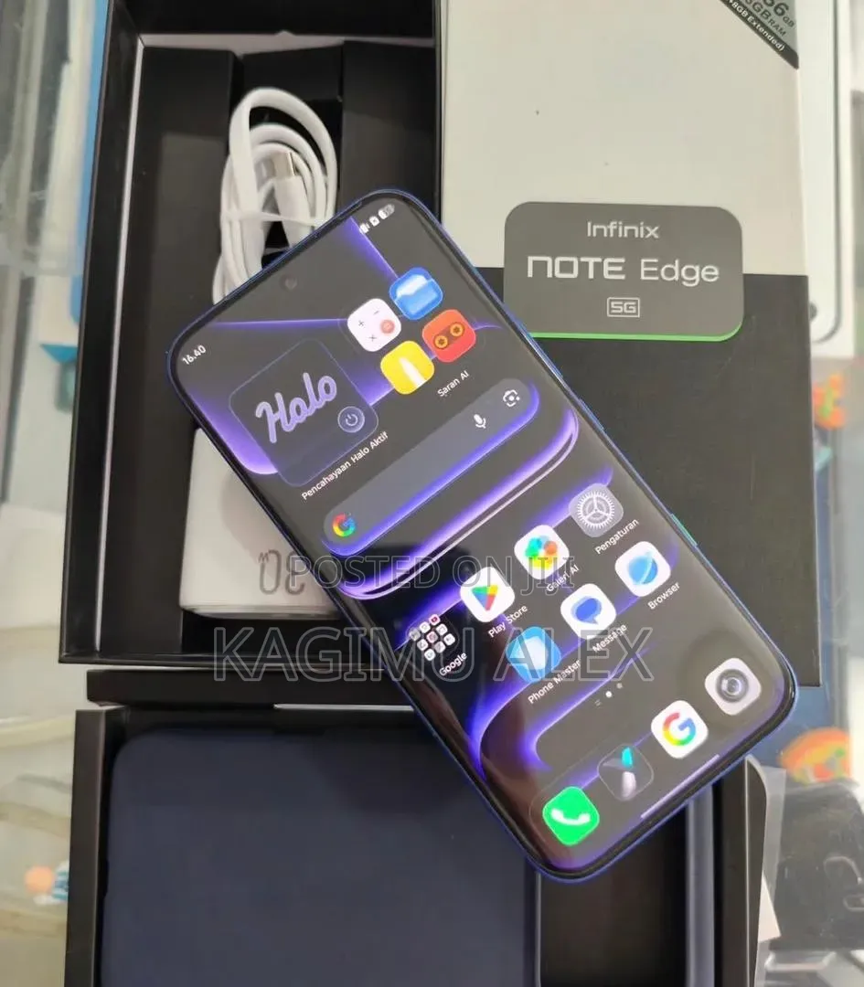 New Infinix Note Edge 256 GB Gray