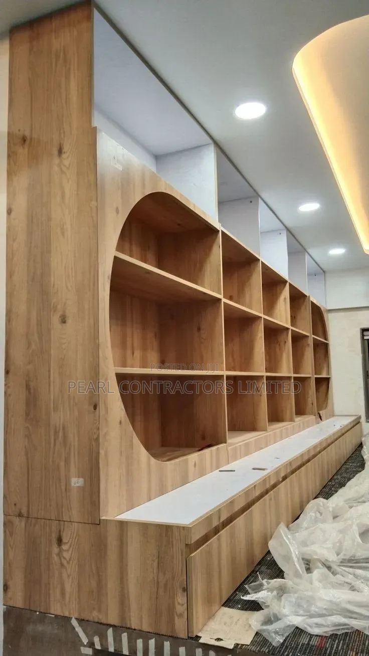 Counters/Shelves/Cabinets Installation for Shops and Stores. Call Now.