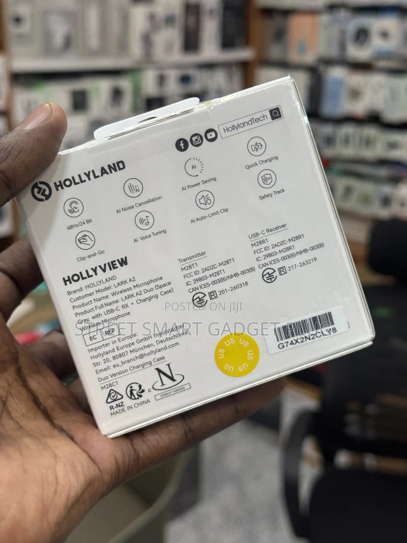 Hollyland Lark A2 Wireless Mic Duo
