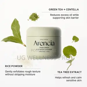 Arencia Fresh Green Rice Mochi Cleanser 120g Daily Exfoliating Cleanse