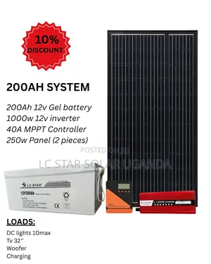 200Ah Complete Solar System