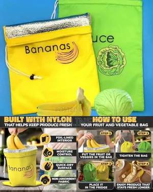 Fresh Produce Fridge Storage Bags