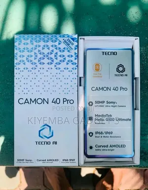 New Tecno Camon 40 Pro 5G 256 GB Black