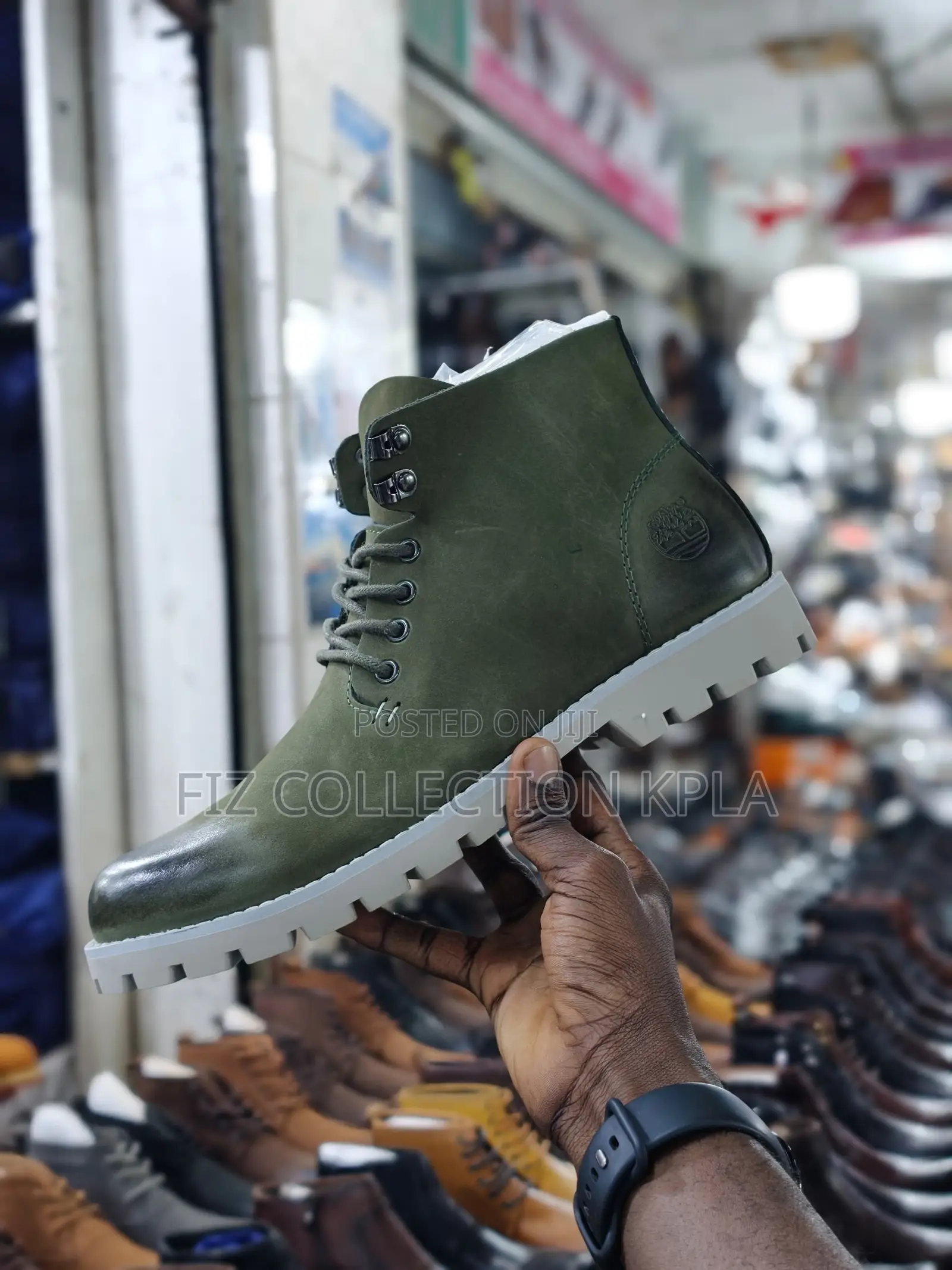 Original Timberland Army Green Casual Boots – Men’s