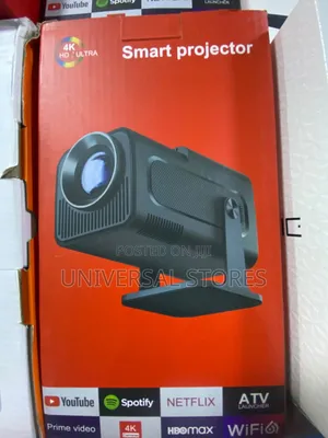 Hy320 Mini Portable Projector-5g WiFi- Black