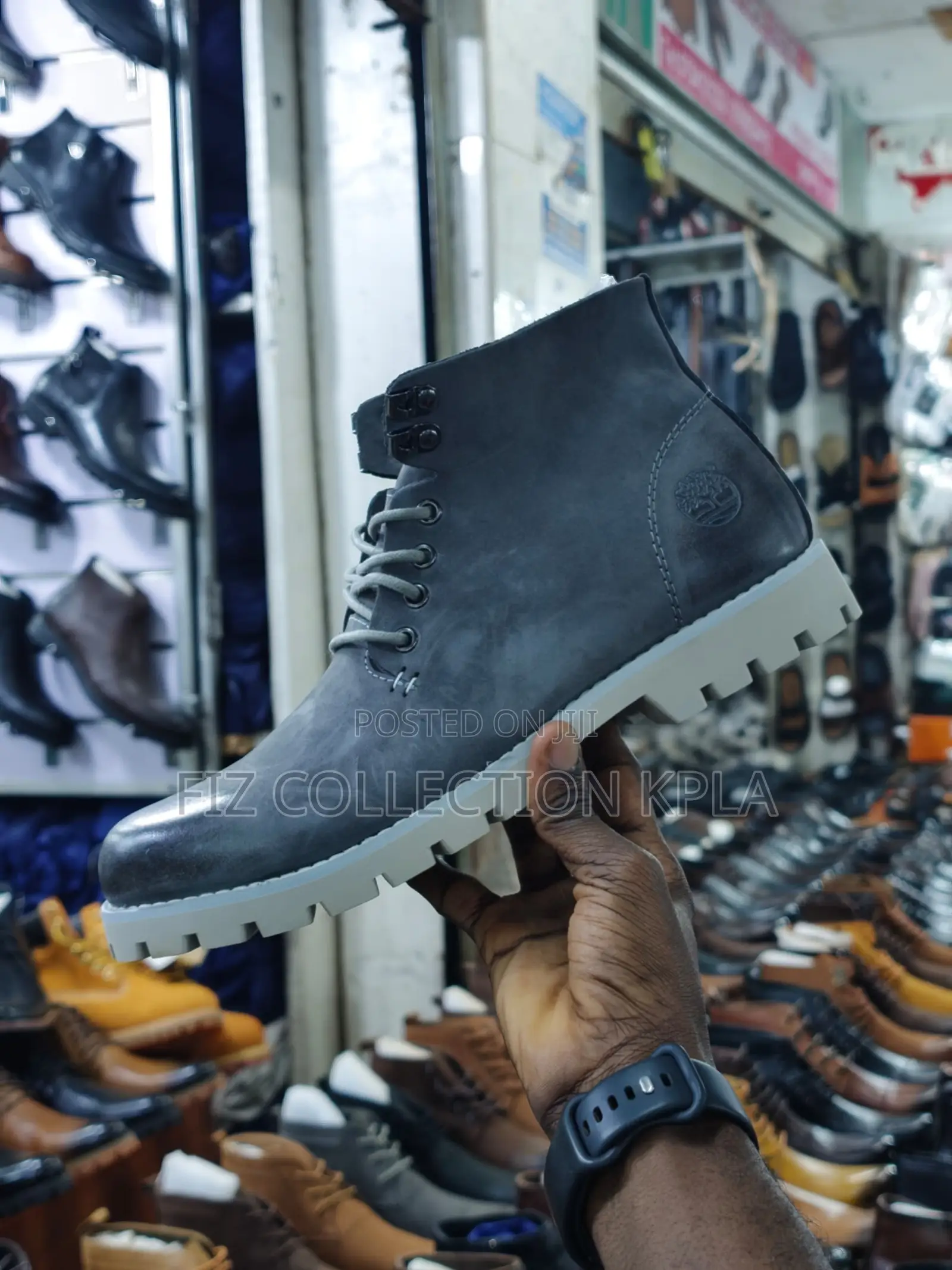 Original Timberland Grey Casual Boots – Men’s
