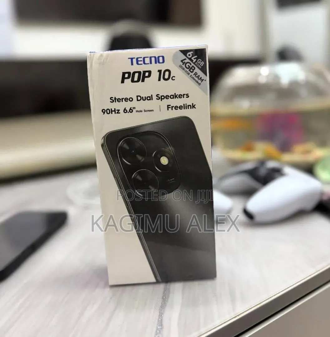 New Tecno Pop 10C 128 GB White
