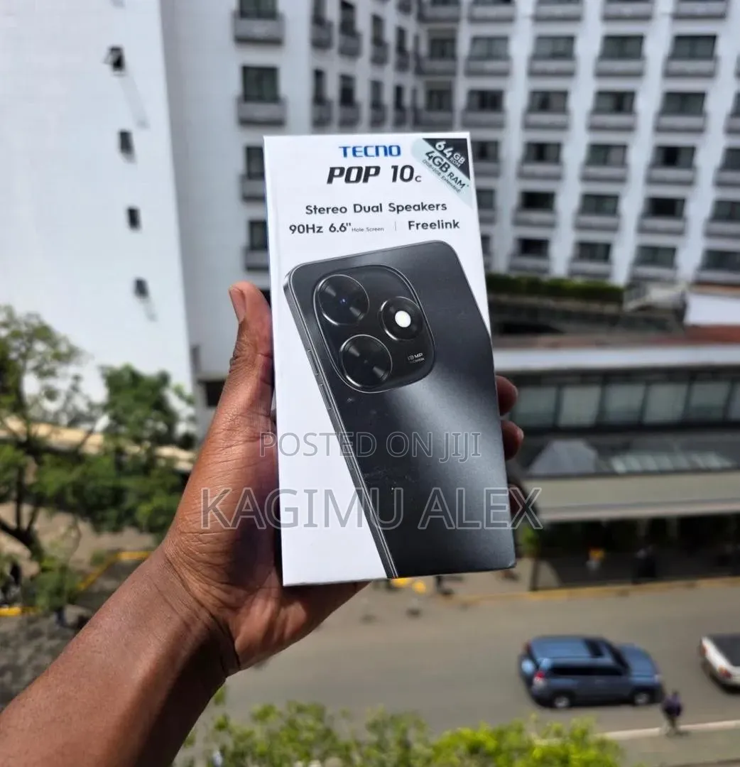 New Tecno Pop 10C 128 GB White