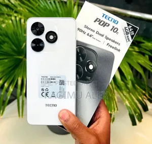 New Tecno Pop 10C 128 GB White