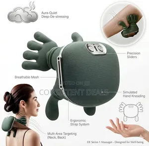 Heated Massager, Wireless Portable Shiatsu Neck and Back Massager