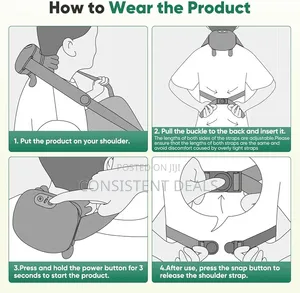 Heated Massager, Wireless Portable Shiatsu Neck and Back Massager