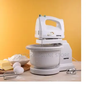 Geepas 250W Hand Mixer With Stand and Bowl (GHB2002)
