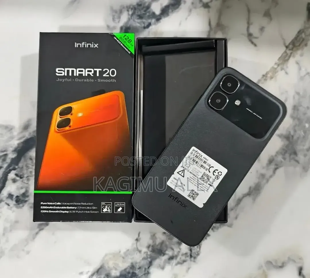 New Infinix Smart 20 64 GB Black