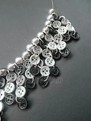 Button Necklaces.