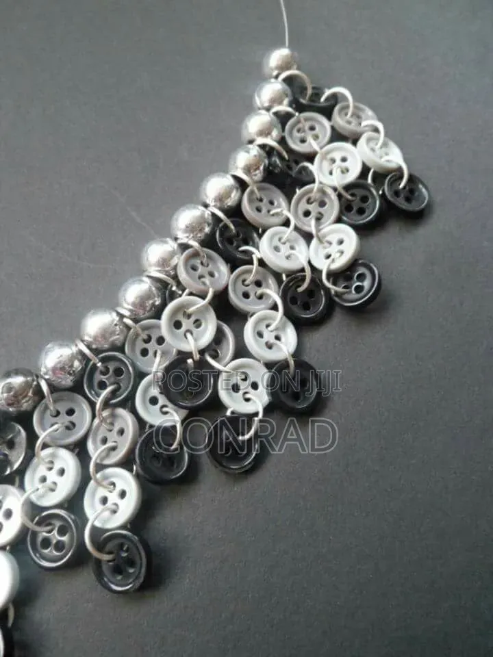 Button Necklaces.