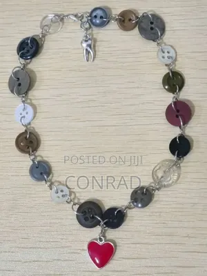 Button Necklaces.