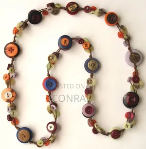 Button Necklaces.