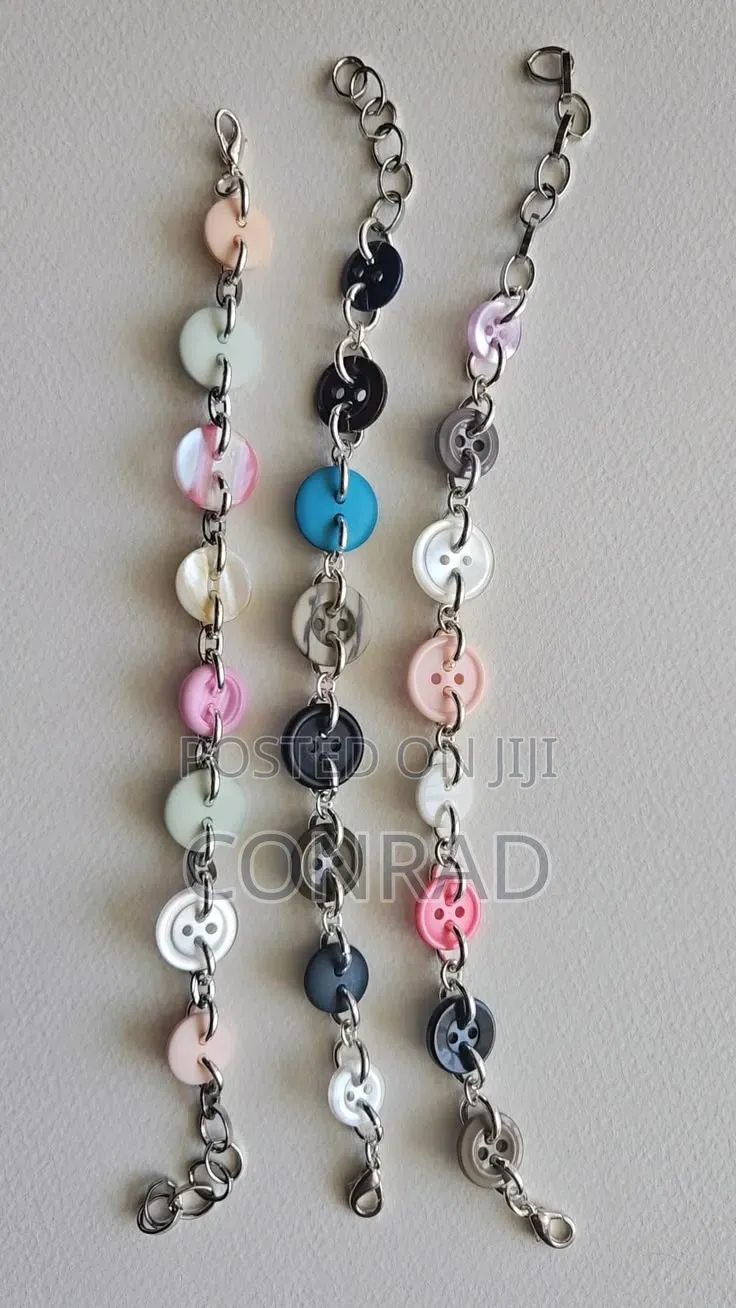 Button Necklaces.