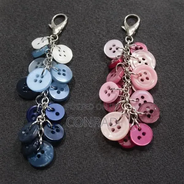 Button Necklaces.