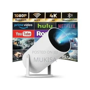 Wireless Projector With Android TV 12.0,5G WiFi Bluetooth Projector
