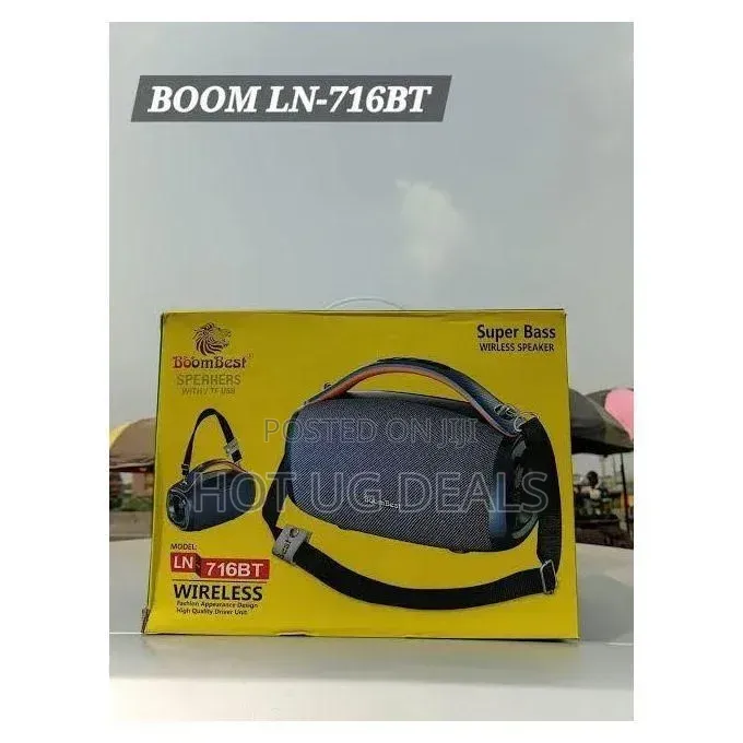 BoomBest LN-716BT Super Bass Wireless Bluetooth Speaker – Portable 50W