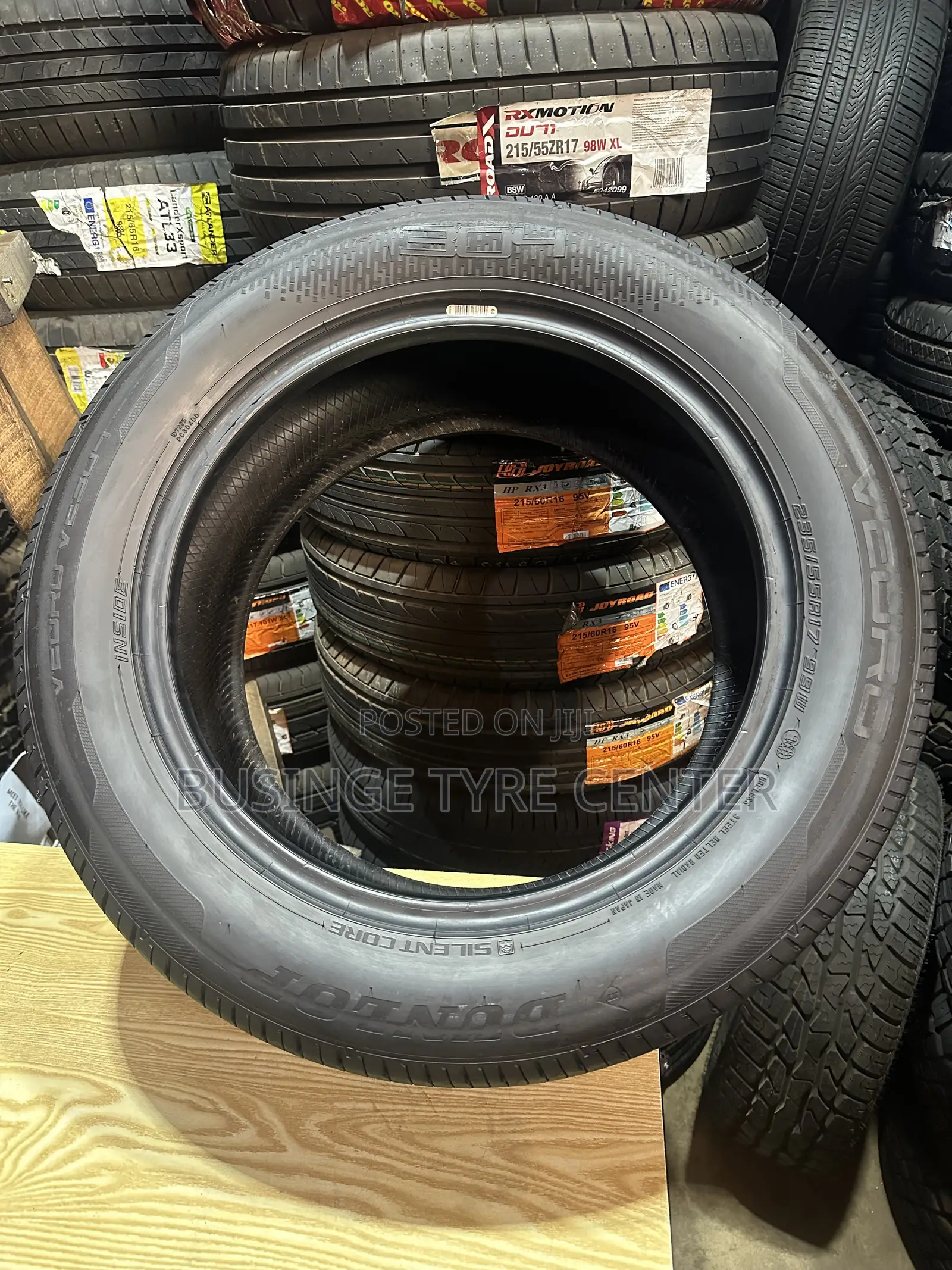 235/55r17 Dunlop Silent Core Japan Foreign Used Tires Good Condition