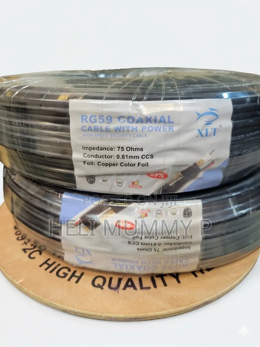 XLT RG59 Coaxial Cable With Power