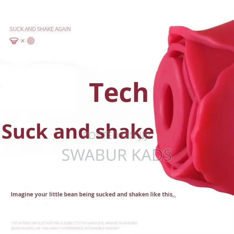 Rose Suction Sex Toy Vibrator