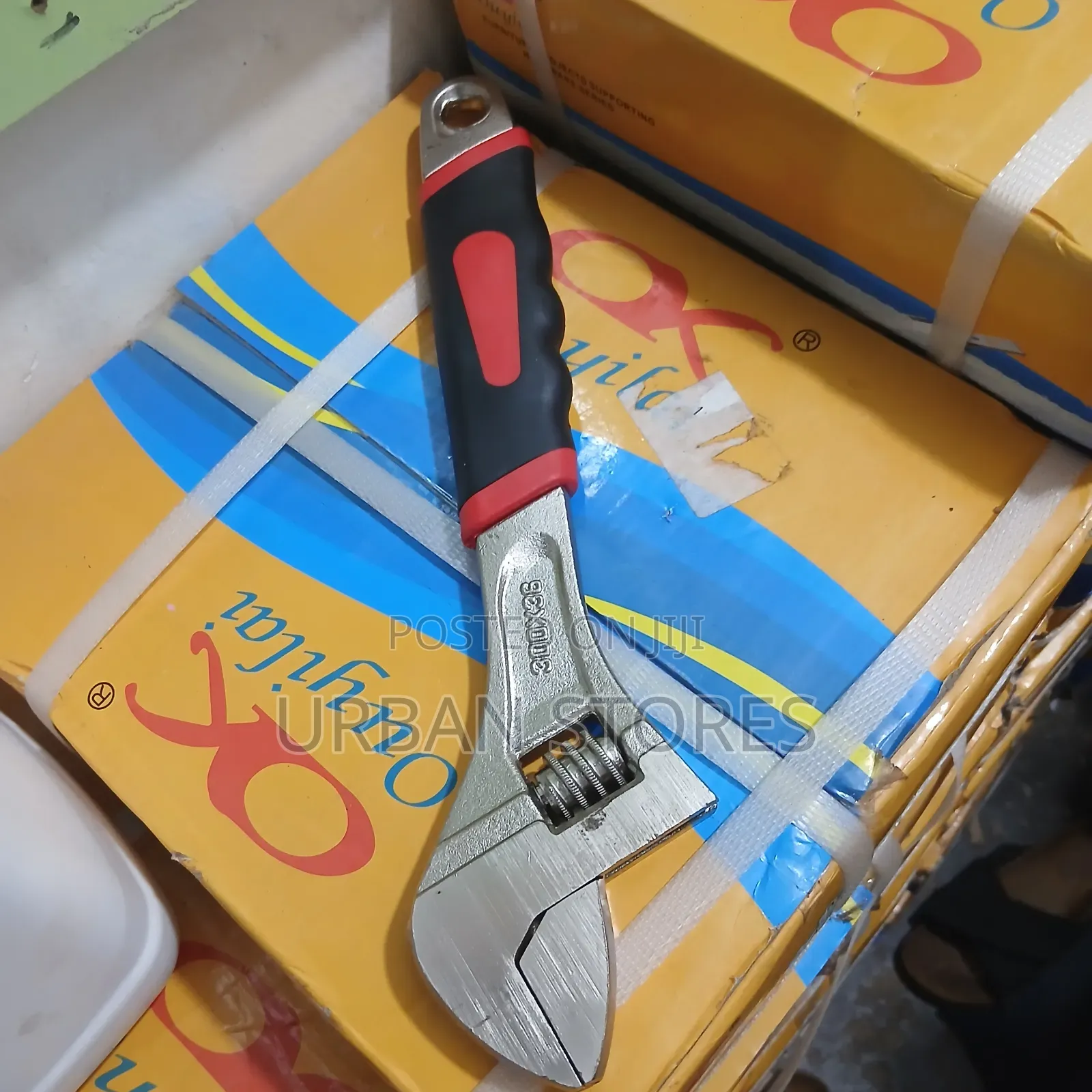 Heavy Duty Adjustable Wrench Soft Grip Adjustable Spanner