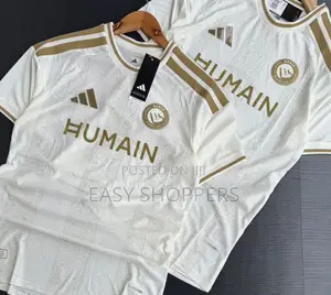 White and Gold Al Nassr Concept Jersey