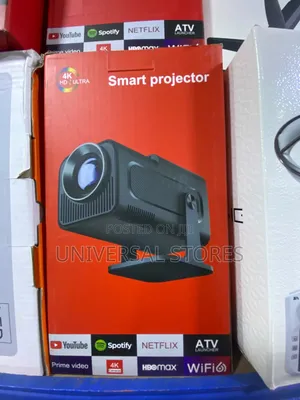 Hy320 Mini Portable Projector-5g WiFi- Black