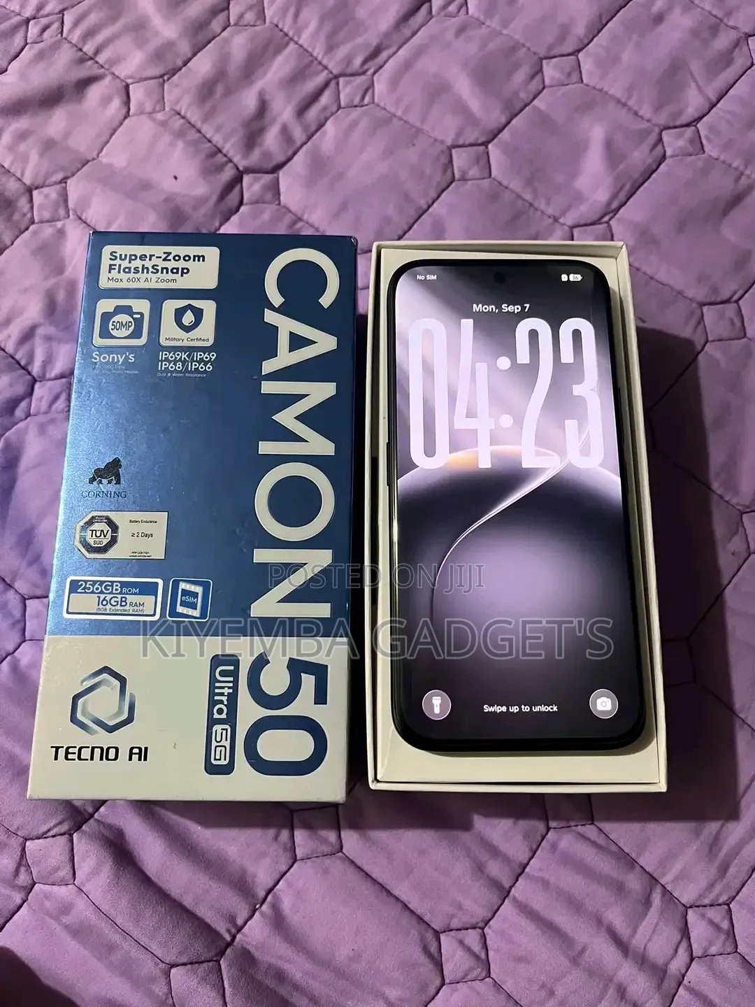 New Tecno Camon 50 Ultra 512 GB Black