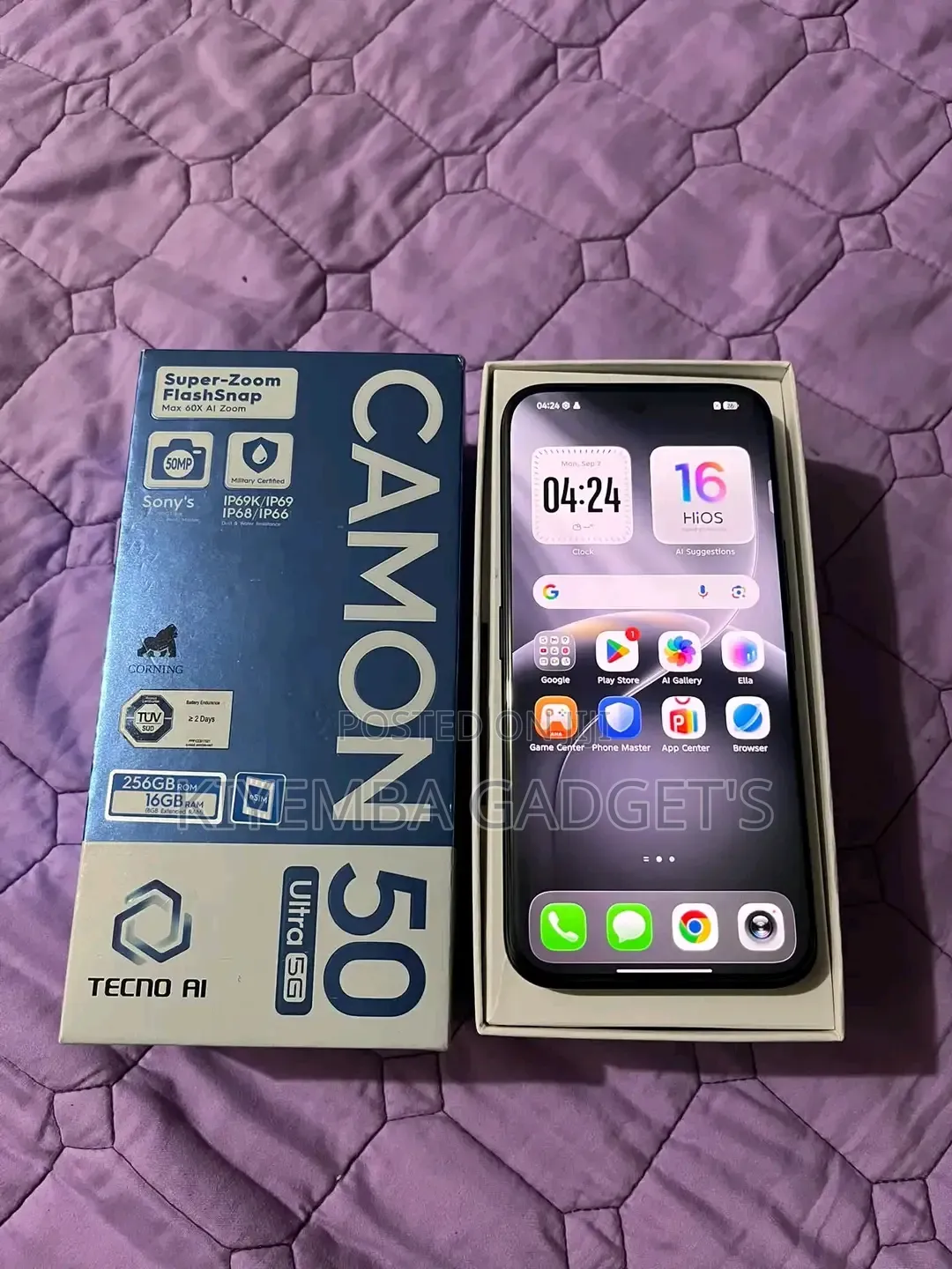 New Tecno Camon 50 Ultra 512 GB Black
