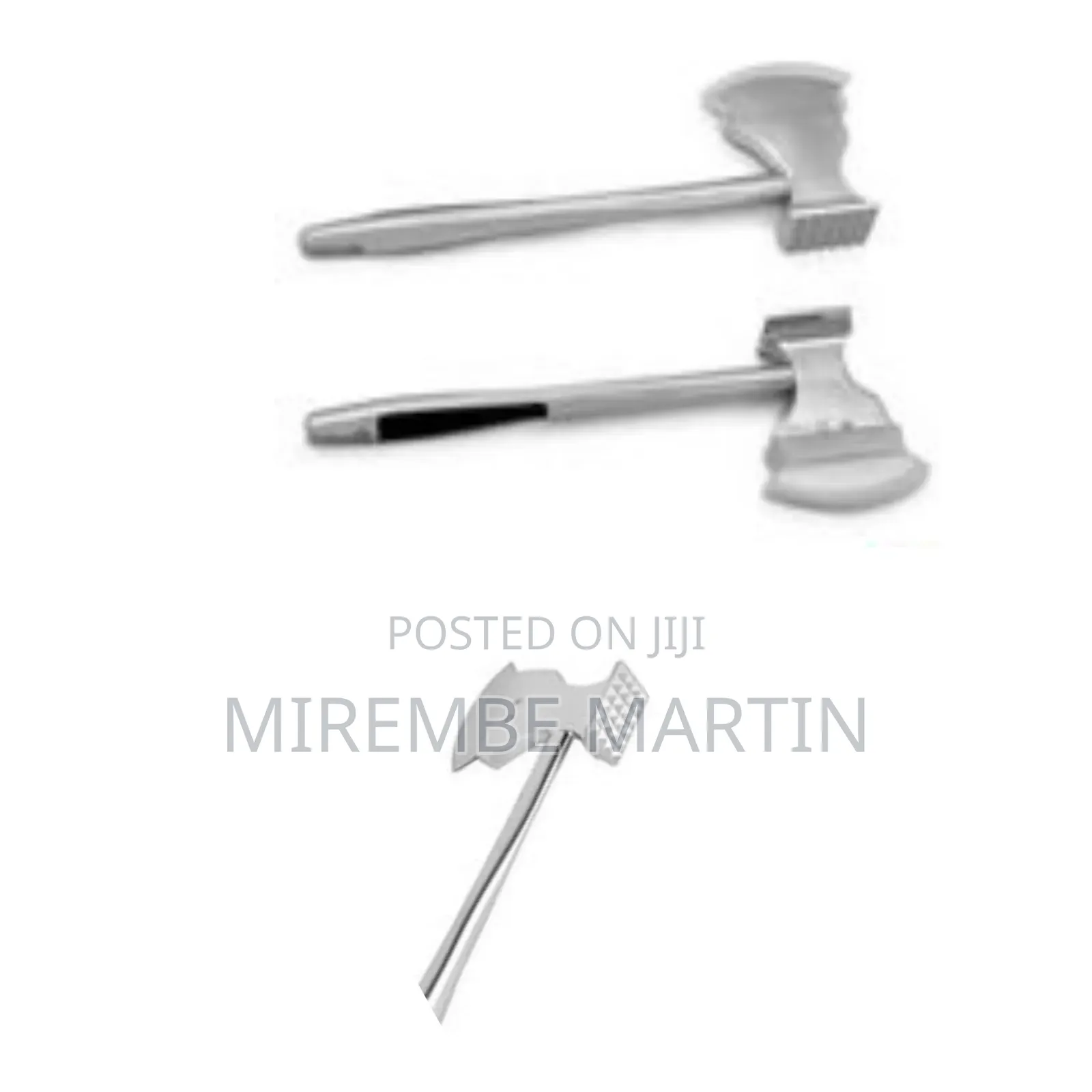 Professional Dual-Sided Meat Tenderizer and Kitchen Axe