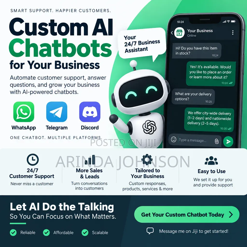 Responsive Business Chatbots