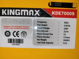 Kingmax Silent Diesel Generator KDE7000s